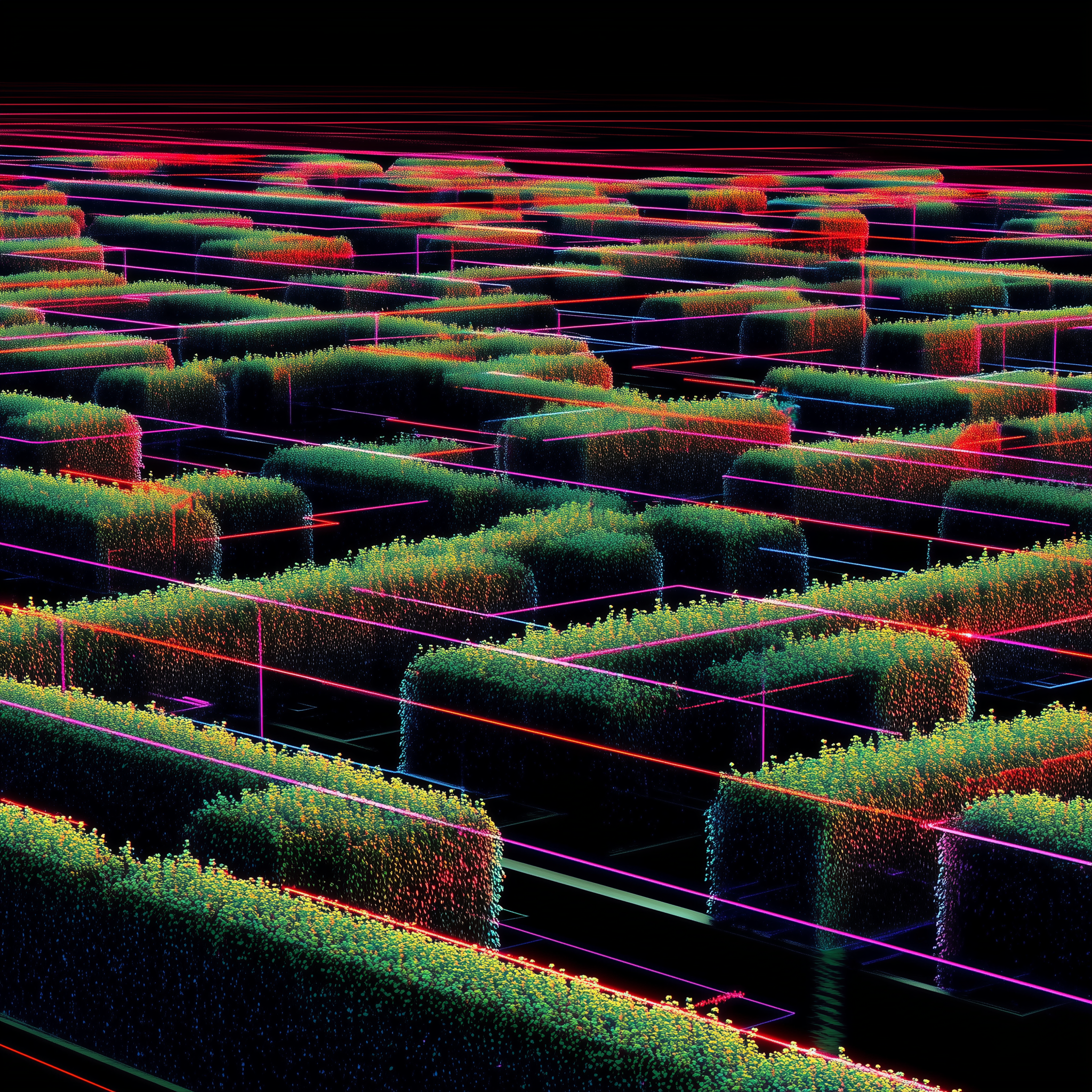 Obstructed Maze
