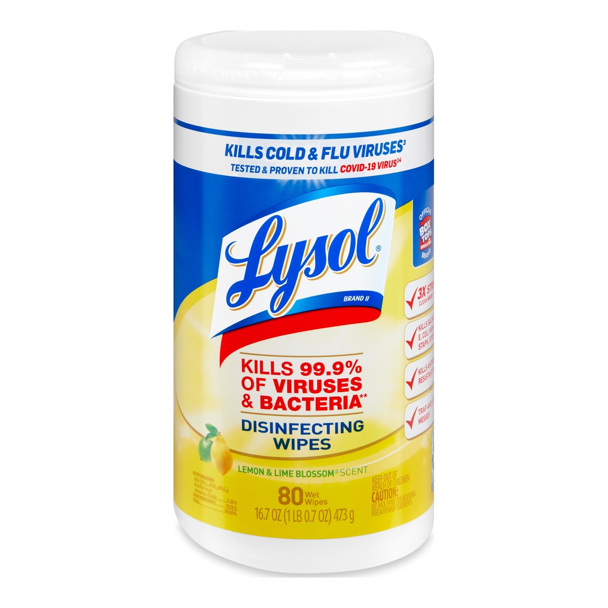 Lysol wipes real product photograph